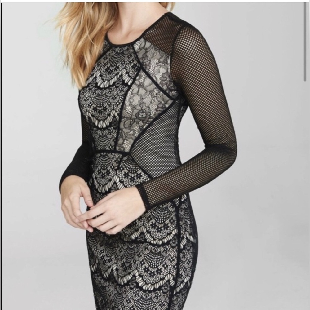 Elegant Black Lace Dress
